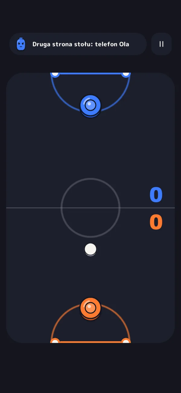 Air hockey: zrzut ekranu z gry